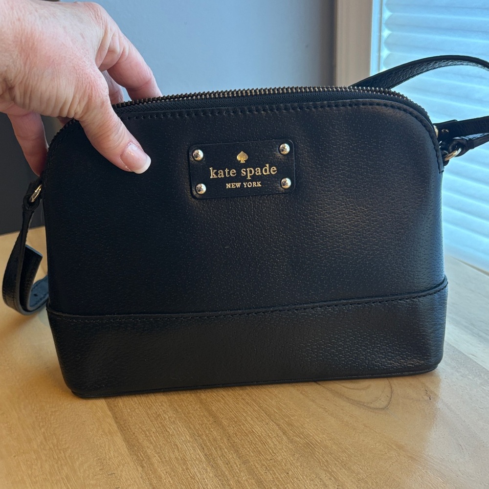 Kate Spade Black Leather Crossbody Bag